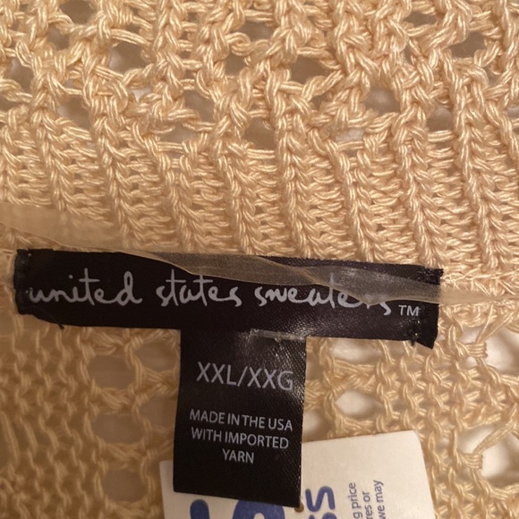 Brand New United States Sweaters Tan/Beige…size XXL - Picture 3 of 3